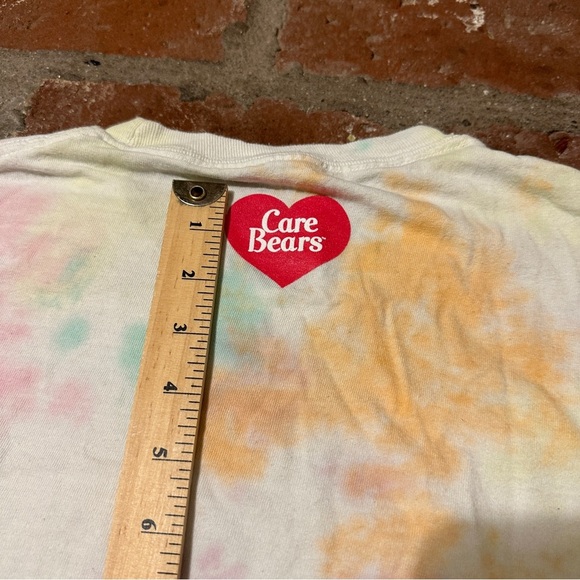 Care Bears Vintage Multicolor Tie Dye Cotton Size Large Graphic T-Shirt - Picture 14 of 16
